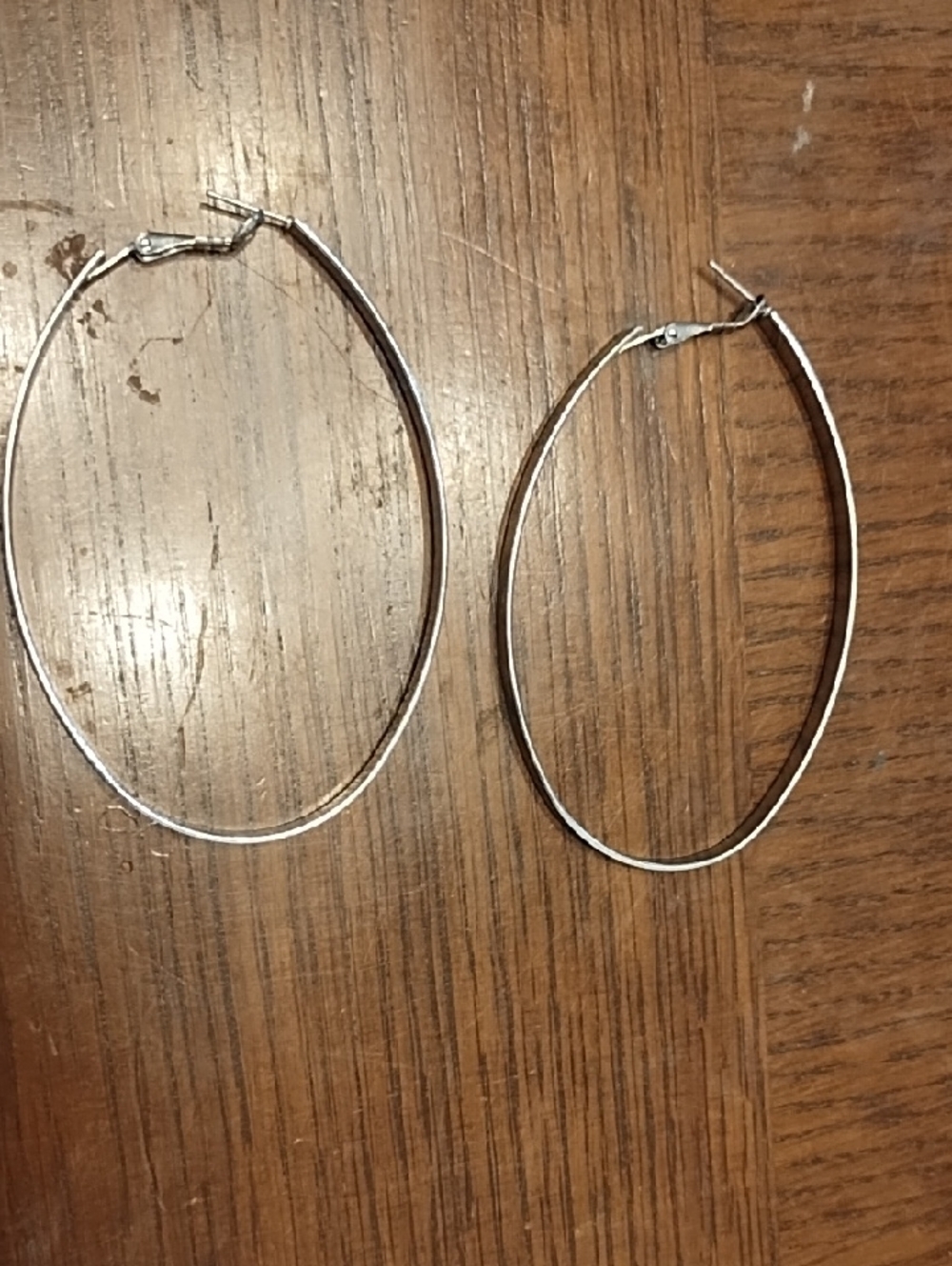Silver Hoop Earrings - Classic Women's Jewelry